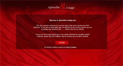 Desktop Screenshot of aphroditelounge.com